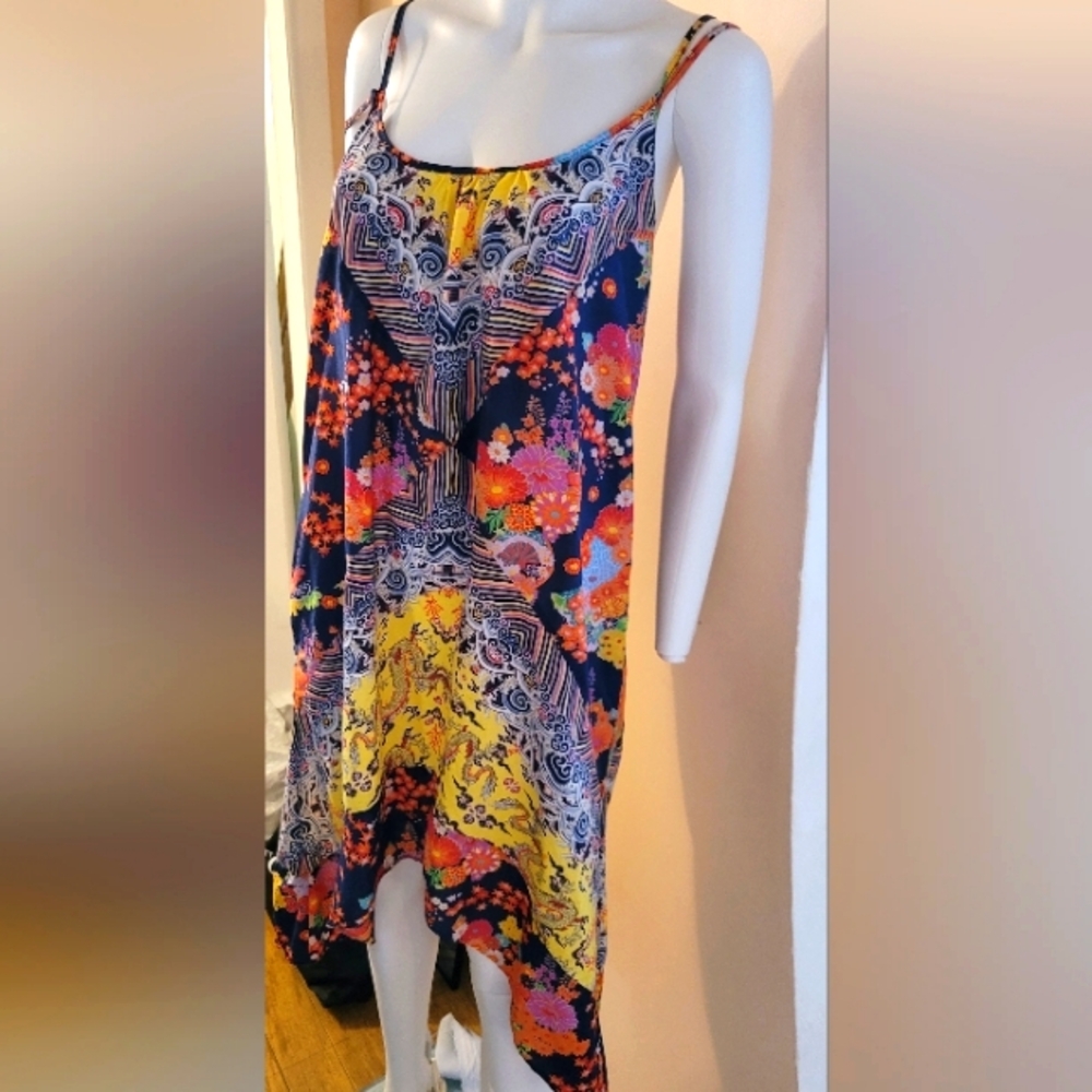 NANETTE LEPORE Floral and Dragon Print Dress
